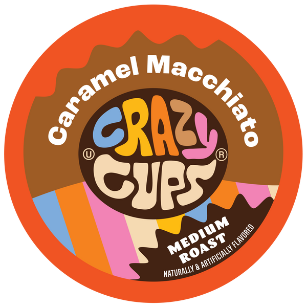 Caramel Macchiato Flavored Coffee by Double Donut | Crazy Cups Caramel Macchiato Flavored Coffee by Double Donut | Crazy Cups