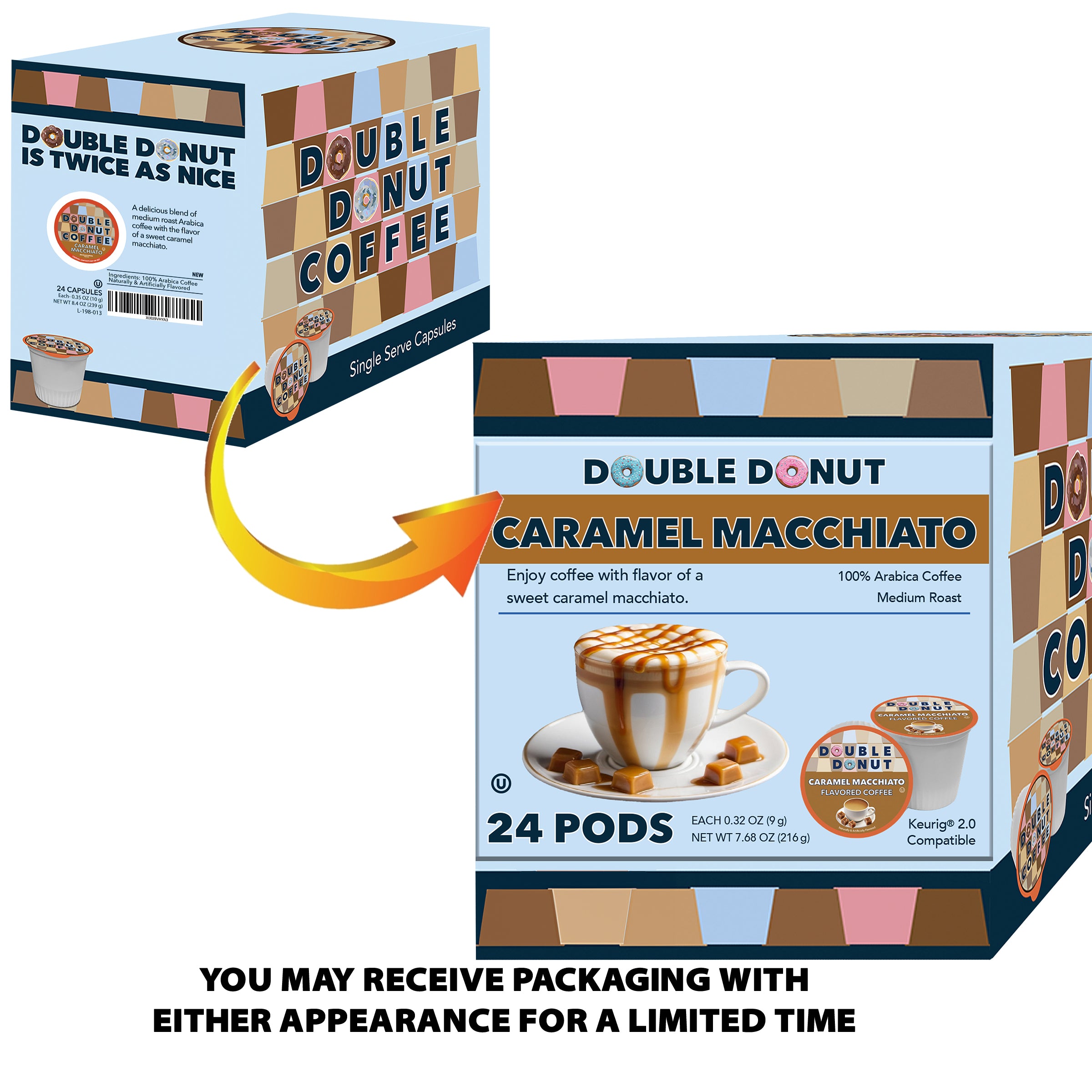 Caramel Macchiato Flavored Coffee Pods Crazy Cups