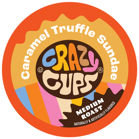 Caramel Truffle Sundae Decaf Coffee Pods K Cups Crazy Cups