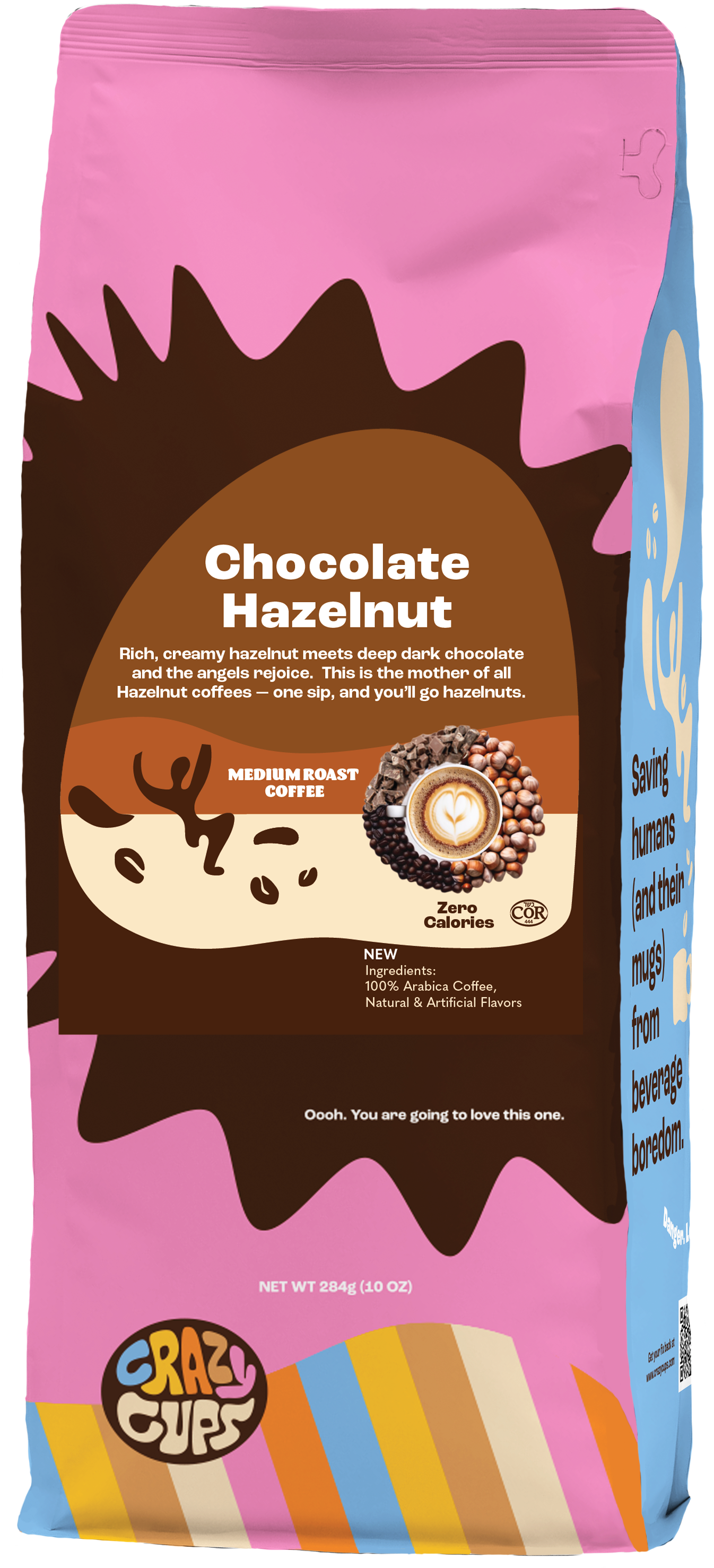 Hazelnuts Flavored Coffee Ground Coffee | Crazy Cups