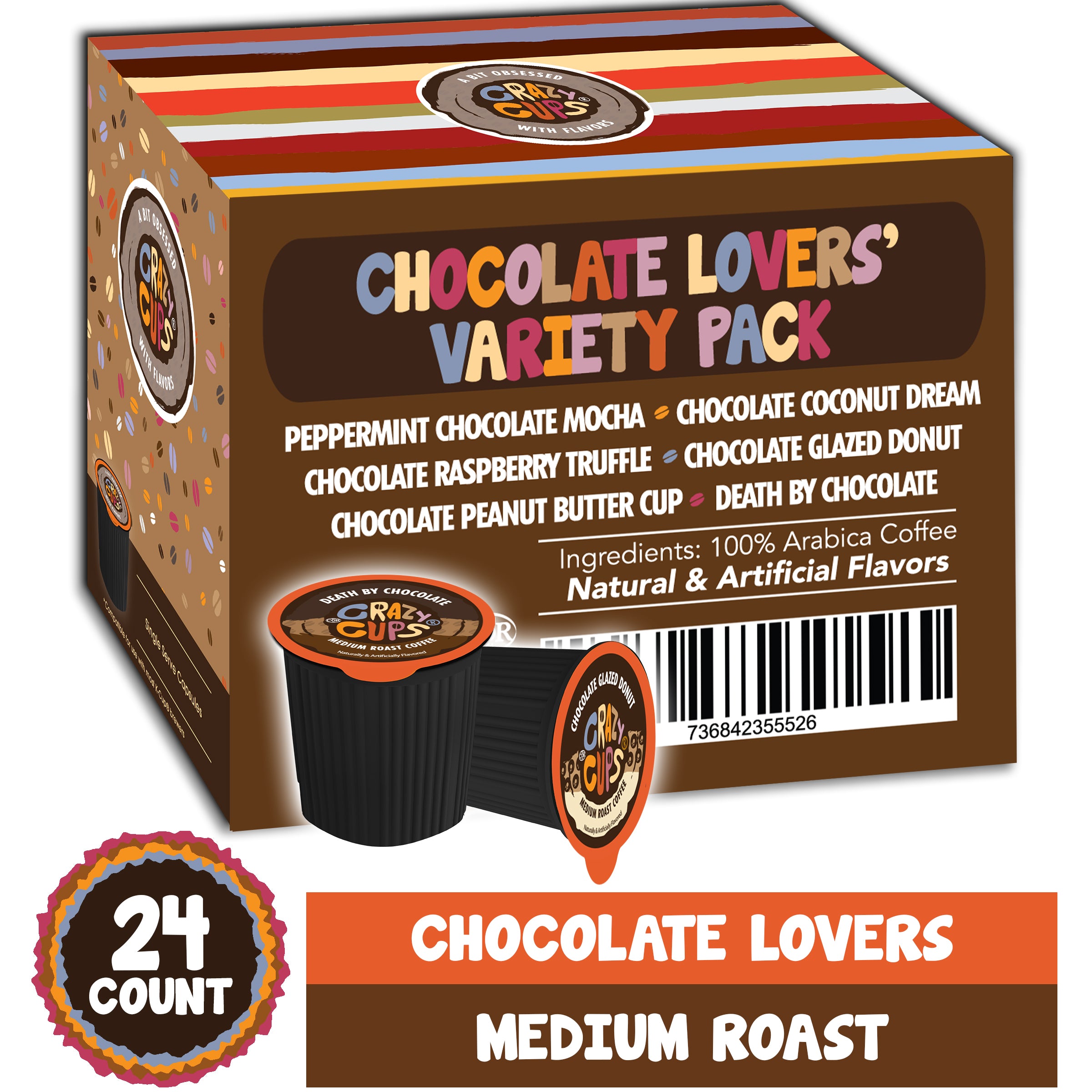 Crazy Cups Chocolate Lover s Variety Pack