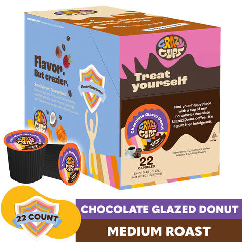 Chocolate Glazed Donut Flavored Coffee Pods