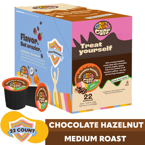 Decaf Chocolate Hazelnut Flavored Coffee Pods