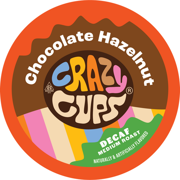 Decaf Chocolate Hazelnut Flavored Coffee Pods – Crazy Cups