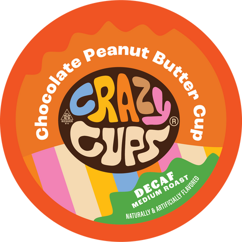 Decaf Chocolate Peanut Butter Cup Flavored Coffee Pods