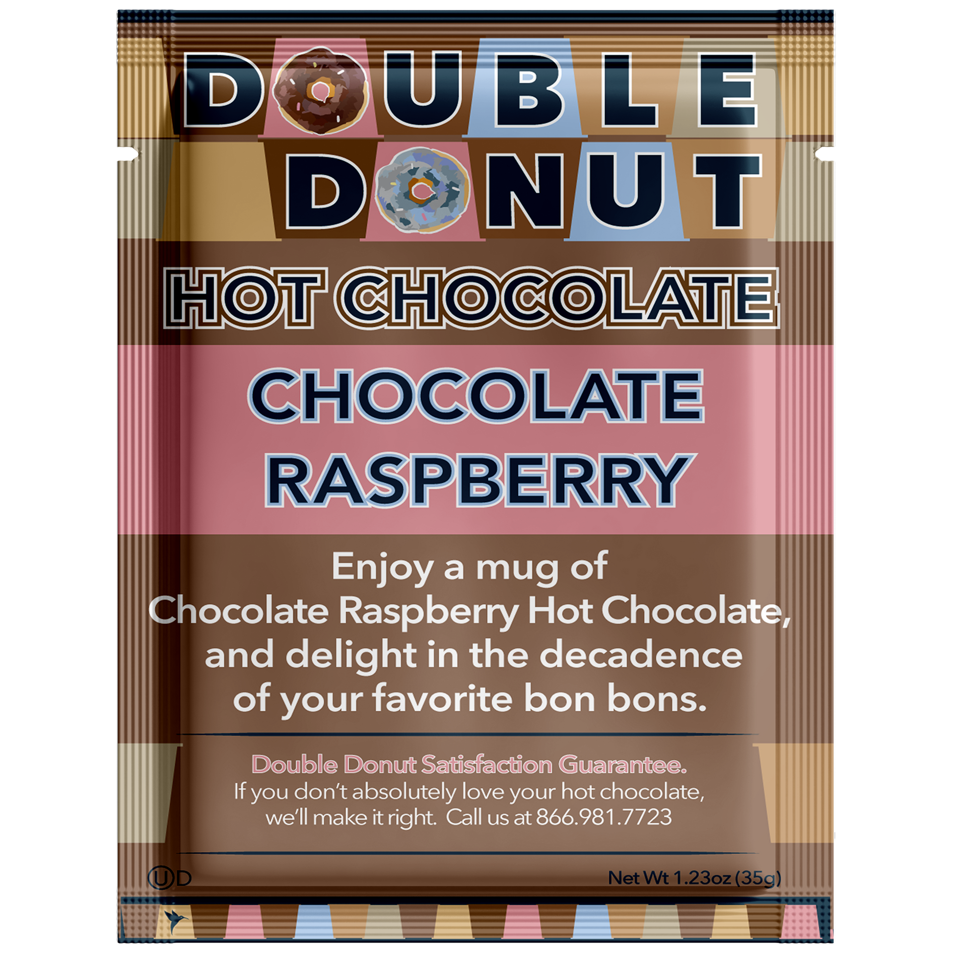 ココアページ Cocoa Classics Raspberry Cocoa Mix, Hot Chocolate, Made with