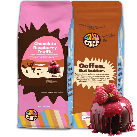 Chocolate Raspberry Truffle Flavored Ground Coffee