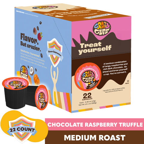 Chocolate Raspberry Truffle Flavored Coffee Pods