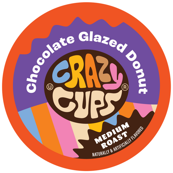Chocolate Glazed Donut Coffee Pods for Keurig K Cups Brewers