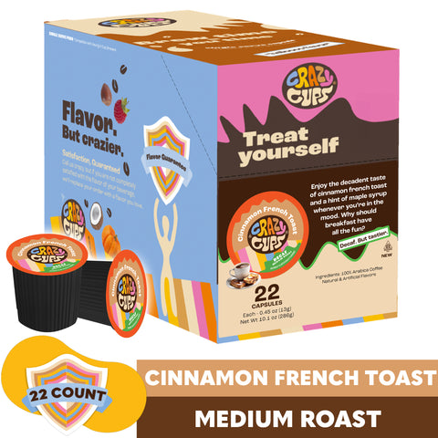 Decaf Cinnamon French Toast Flavored Coffee Pods