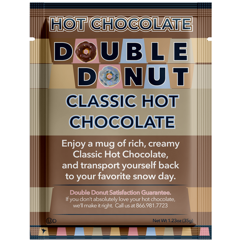 Double Donut Classic Hot Chocolate Mix Packets