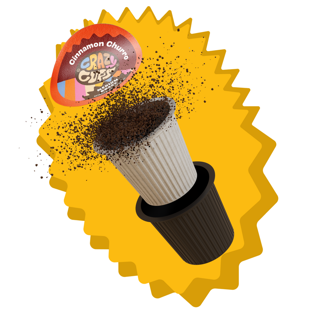 Cinnamon Churro Coffee | Flavored Coffee | Crazy Cups Cinnamon Churro Coffee | Flavored Coffee | Crazy Cups