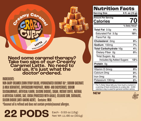 Creamy Caramel Latte Pods