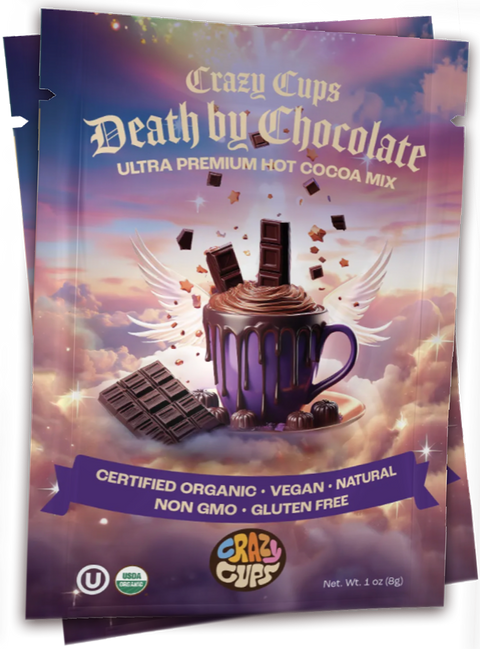 Organic Death By Chocolate Hot Chocolate Mix Packets Crazy Cups