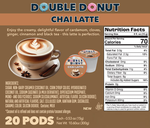 Double Donut Chai Latte Pods