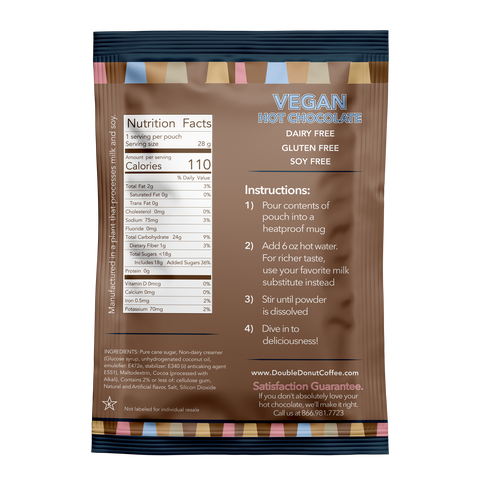 Vegan Instant Hot Chocolate Packets
