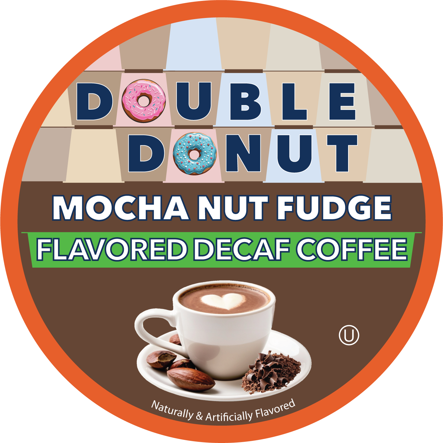 Double Donut Decaf Mocha Nut Fudge Keurig Compatible Pods – Crazy Cups Double Donut Decaf Mocha Nut Fudge Keurig Compatible Pods – Crazy Cups