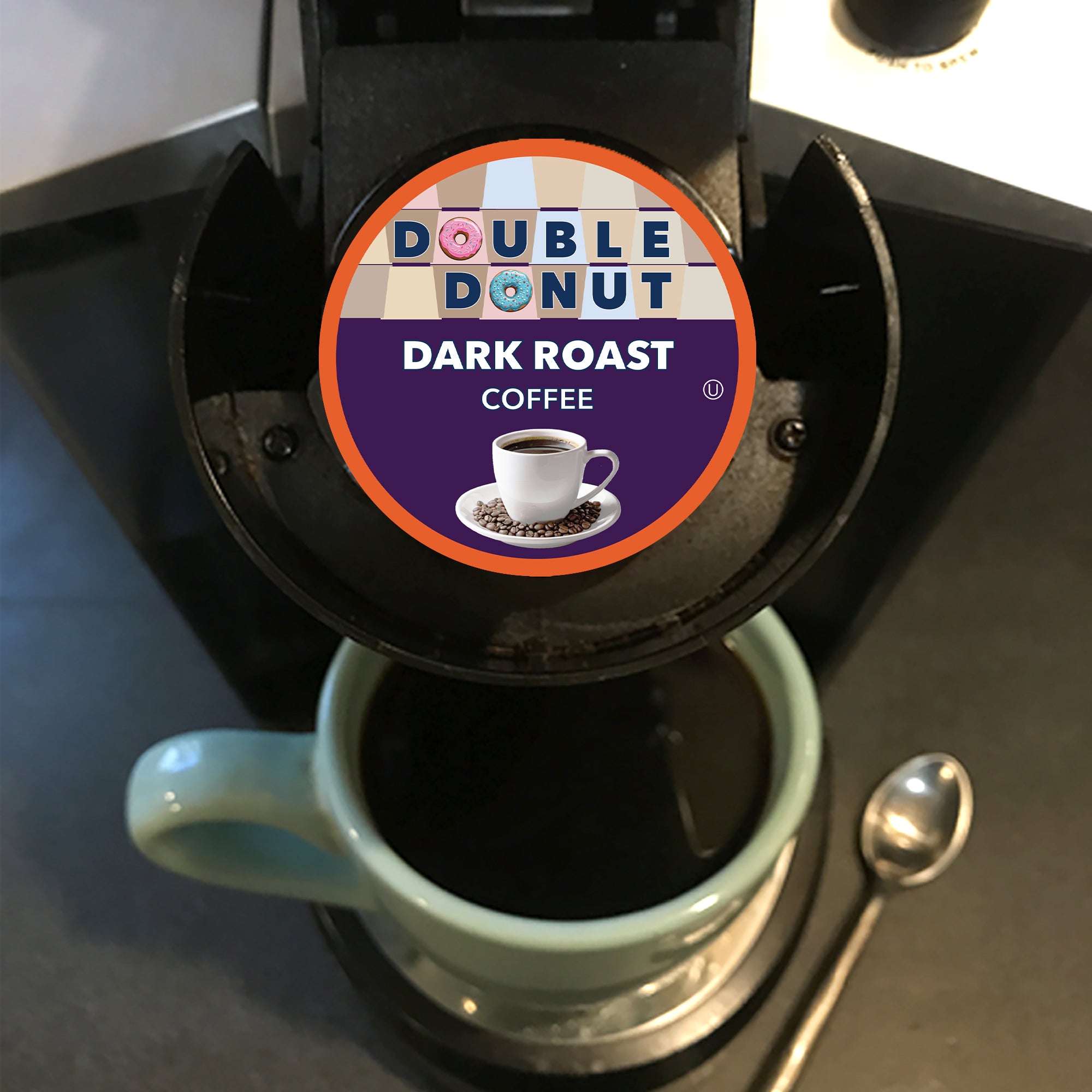 Dark Roast Coffee by Double Donut – Crazy Cups