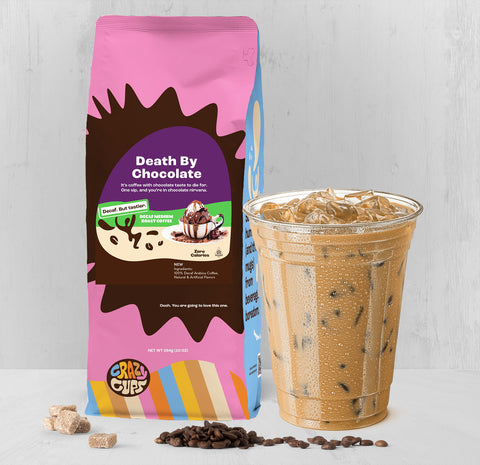 Decaf Death By Chocolate Flavored Ground Coffee