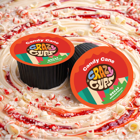 Decaf Candy Cane Flavored Coffee Pods