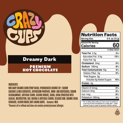 Dreamy Dark Chocolate Hot Chocolate Pods