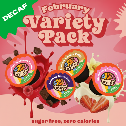 Decaf Monthly Curated Flavored Coffee Pod Variety Pack