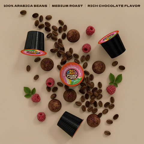 Decaf Chocolate Raspberry Truffle Flavored Coffee Pods