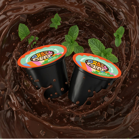 Decaf Peppermint Chocolate Mocha Flavored Coffee Pods