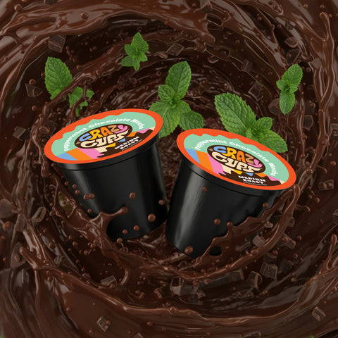 Peppermint Chocolate Mocha Flavored Coffee Pods