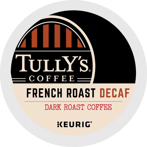 Tully's® Coffee French Roast Decaf Coffee Pods