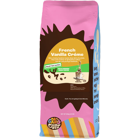 Decaf French Vanilla Crème Flavored Ground Coffee