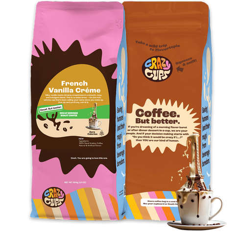 Decaf French Vanilla Crème Flavored Ground Coffee