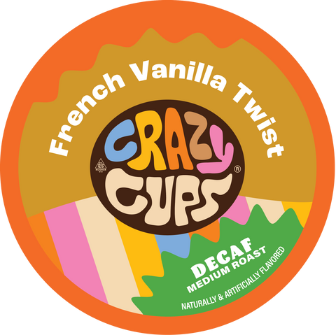 Decaf French Vanilla Twist Flavored Coffee Pods