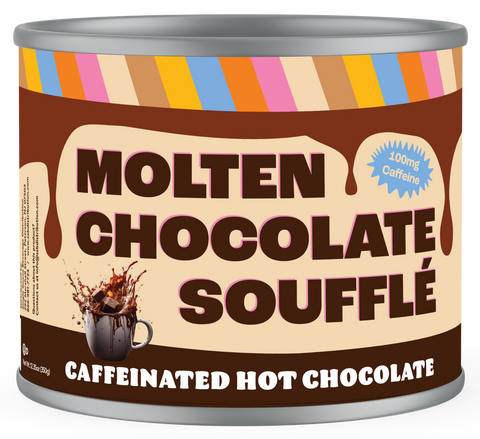 Molten Chocolate Souffle Caffeinated Hot Chocolate Mix