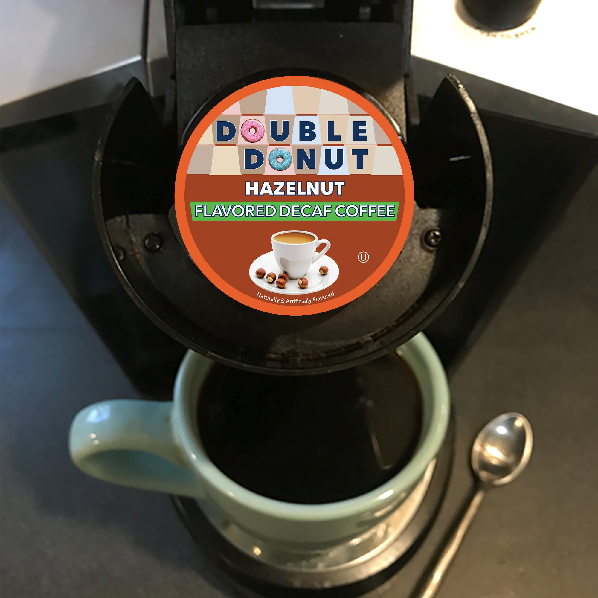 Decaf Hazelnut Flavored Coffee Pods – Crazy Cups