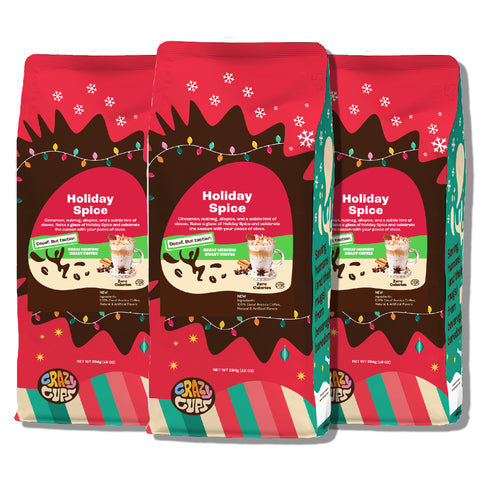 Decaf Holiday Spice Flavored Ground Coffee