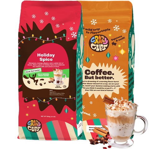 Decaf Holiday Spice Flavored Ground Coffee