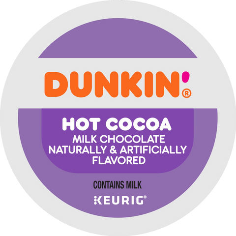 Dunkin'® Milk Chocolate Hot Cocoa Pods