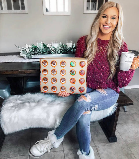 Deluxe Flavored Coffee Pod Variety Pack Gift Box