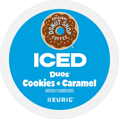 The Original Donut Shop® K-Cup Iced Duos Cookies and Caramel Coffee Pods