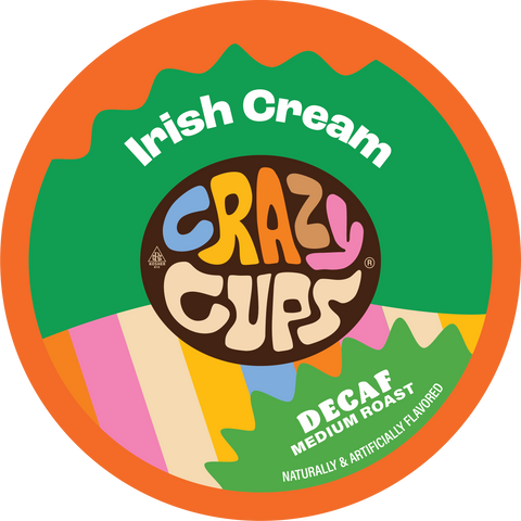 Decaf Irish Cream Flavored Coffee Pods