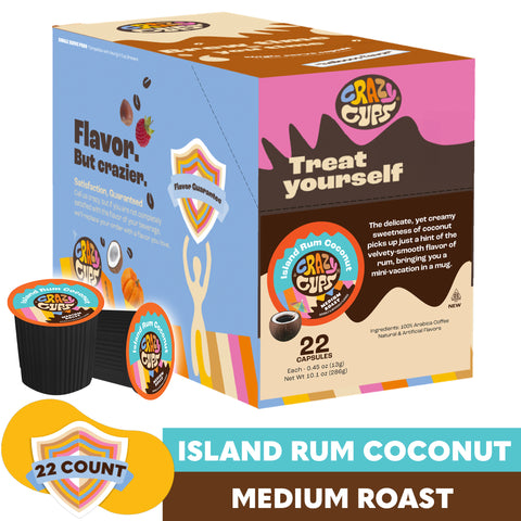 Island Rum Coconut Flavored Coffee Pods