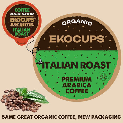 Italian Roast Organic Coffee Pods