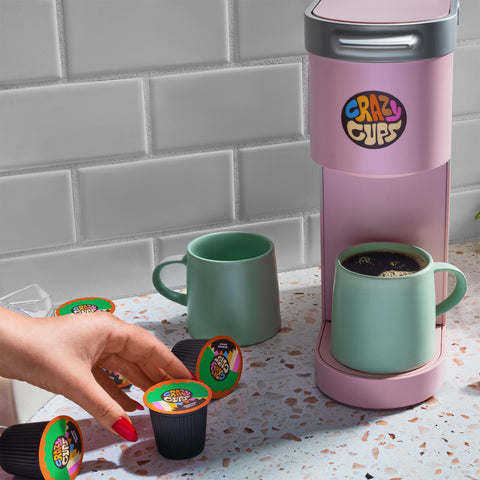 Decaf White Chocolate Strawberry Flavored Coffee Pods