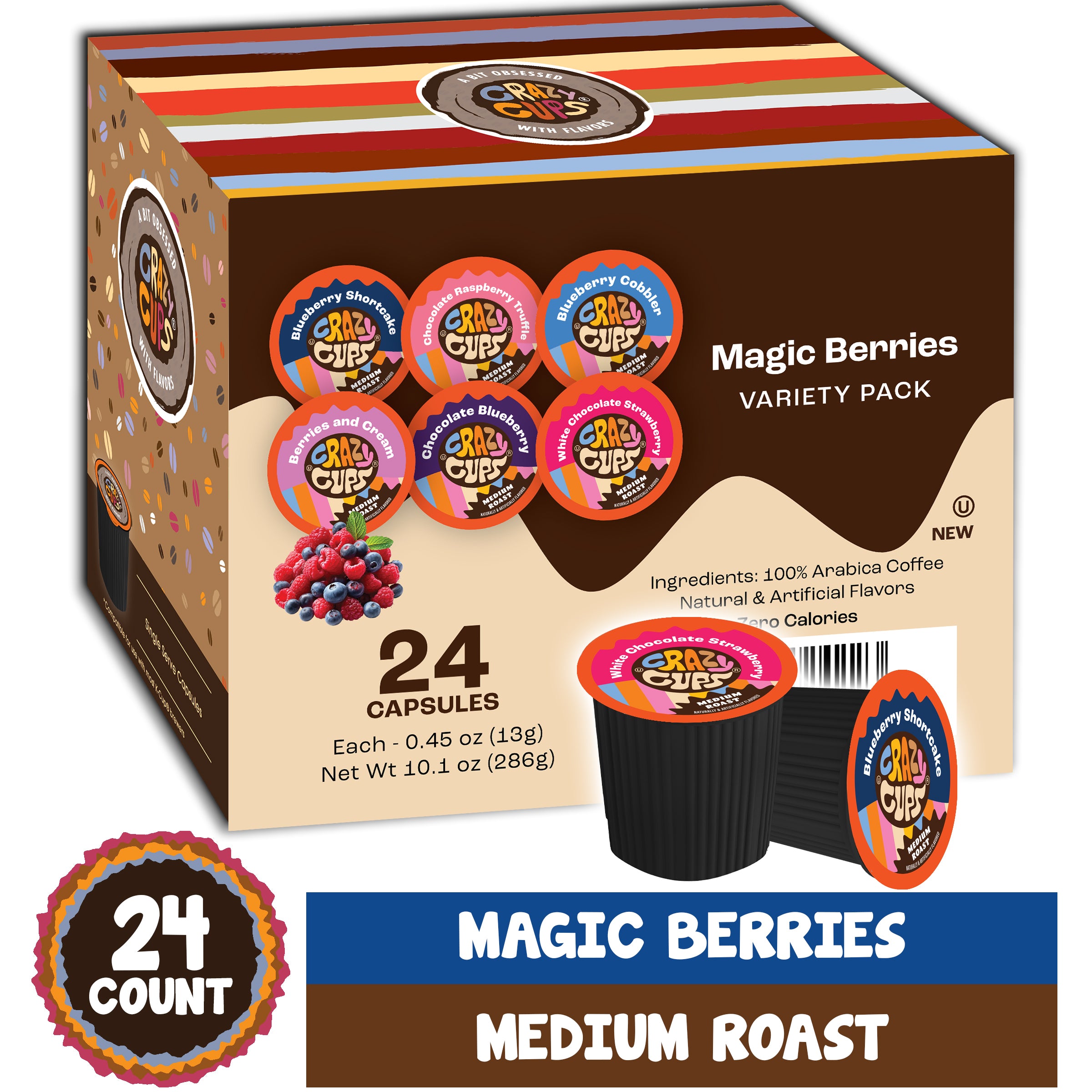 Magic Berries Flavored Coffee Buy K Pods Crazy Cups