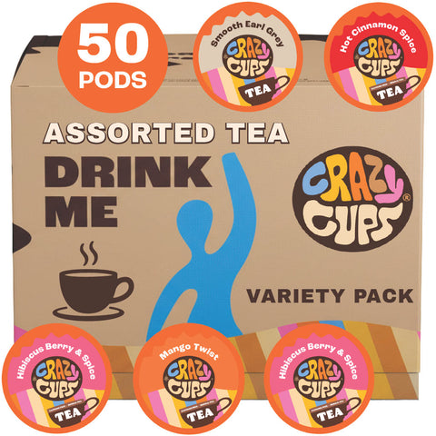 Crazy Cups Tea Pods Variety Pack