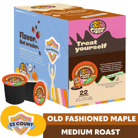 Decaf Old Fashioned Maple Flavored Coffee Pods