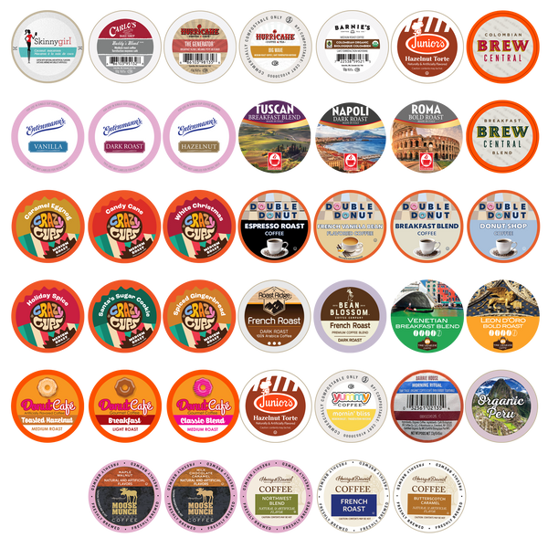 Coffee Single-Serve Cups Variety Pack Sampler