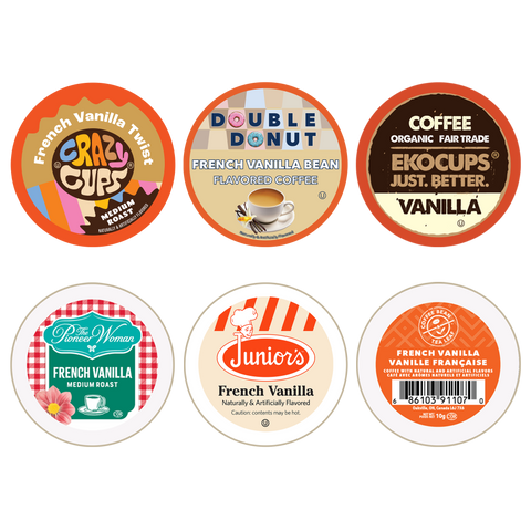 Perfect Samplers Vanilla Flavored Coffee Pods Variety Pack