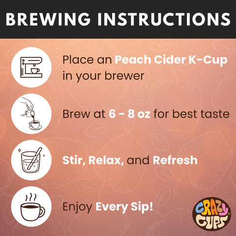 Poppin Peach Cider Pods